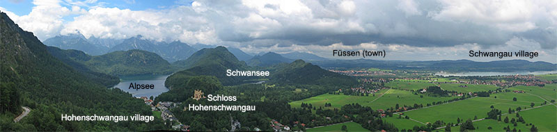 Neuschwantsein panorama