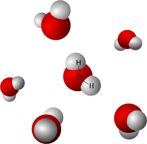 Water molecules