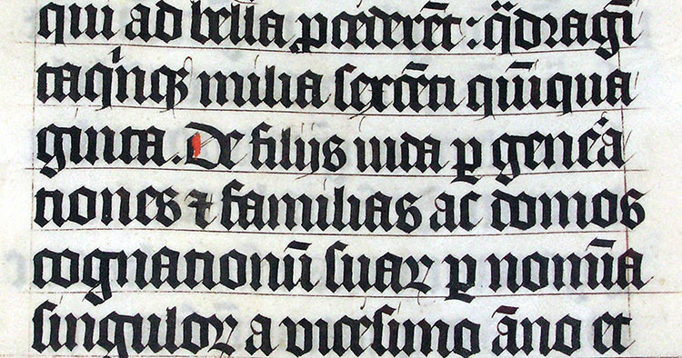 blackletter sample