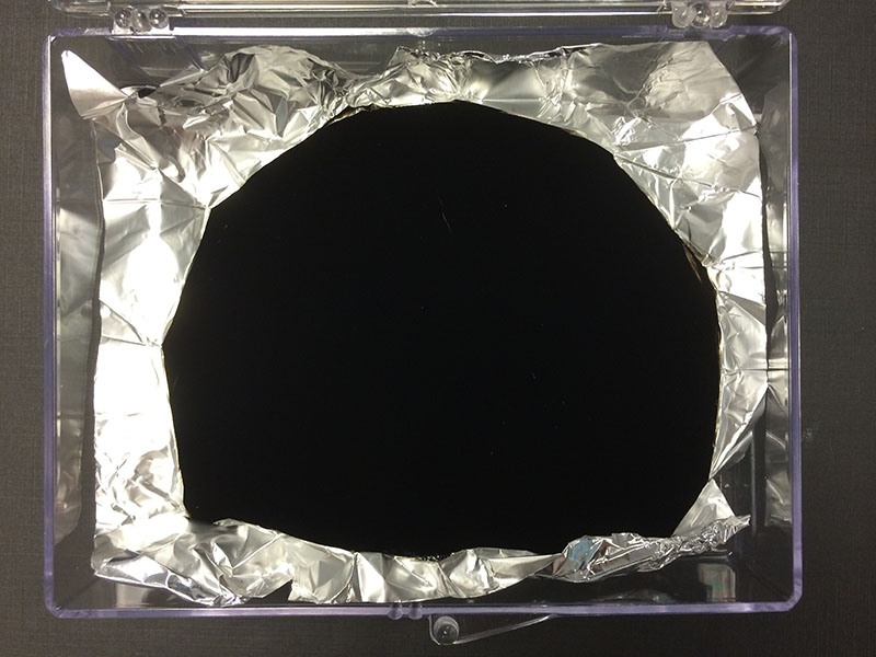 Vantablack foil