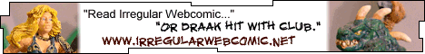 Draak hit with club
